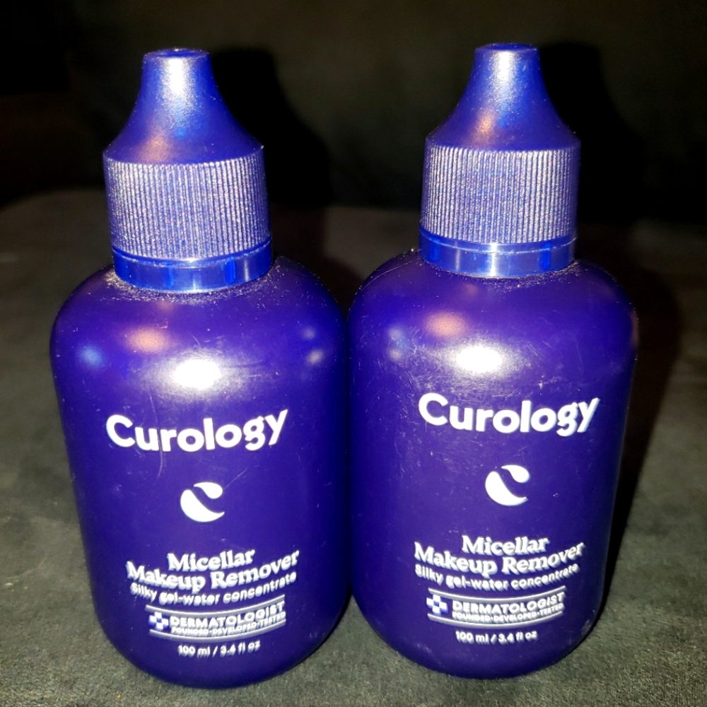 2 NEW CUROLOGY MICELLAR MAKEUP REMOVER SEALED DERMO DEVELOPED